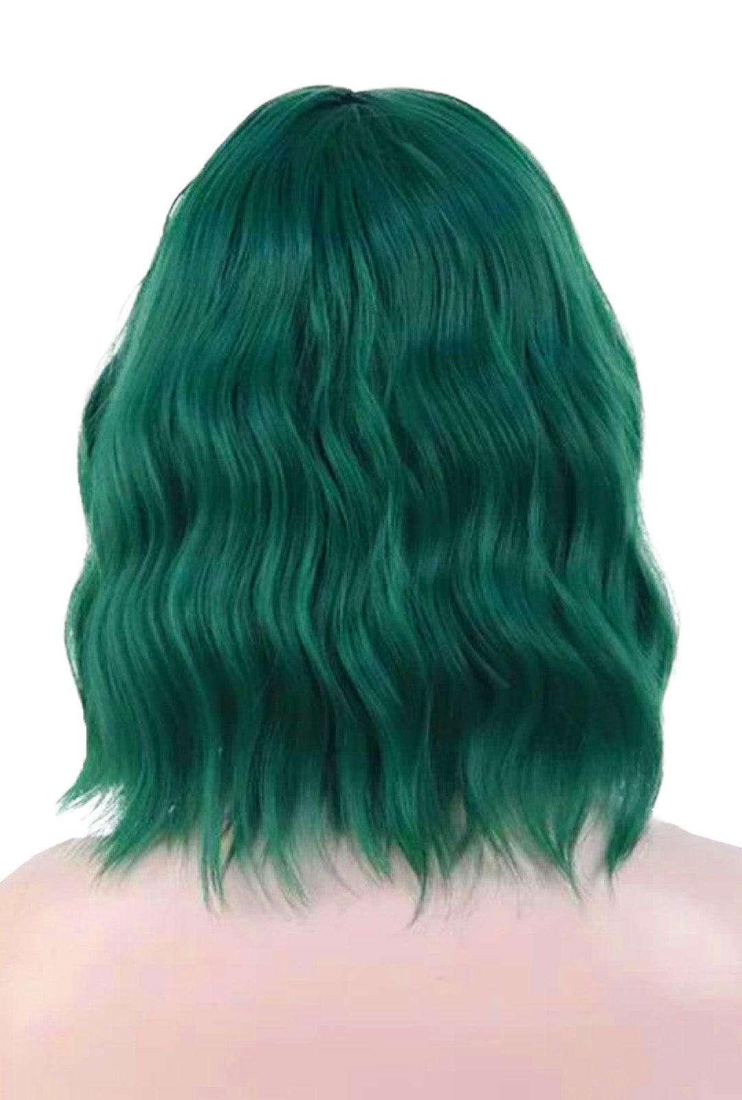 Emerald Green Shoulder Length Loose Wave Wig