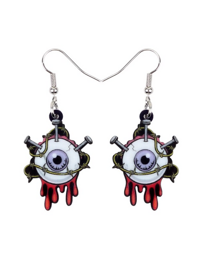 Zombie Eyeball Earrings