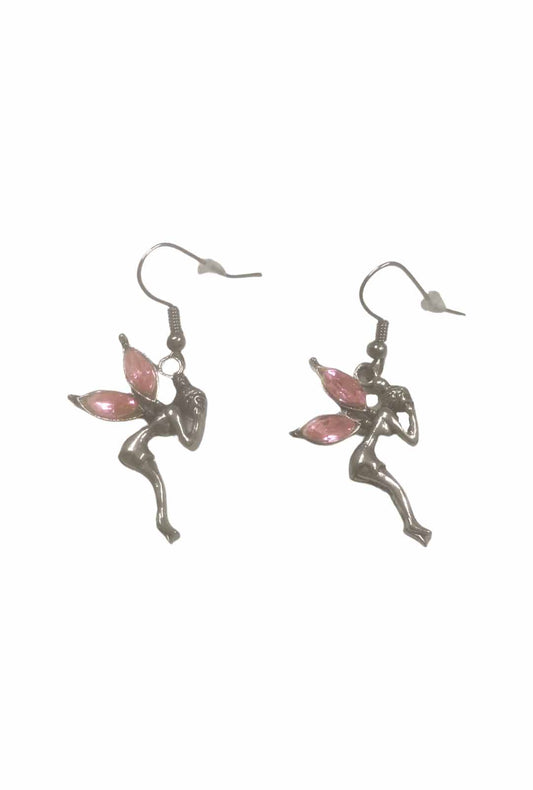 Pink Fairy Earrings