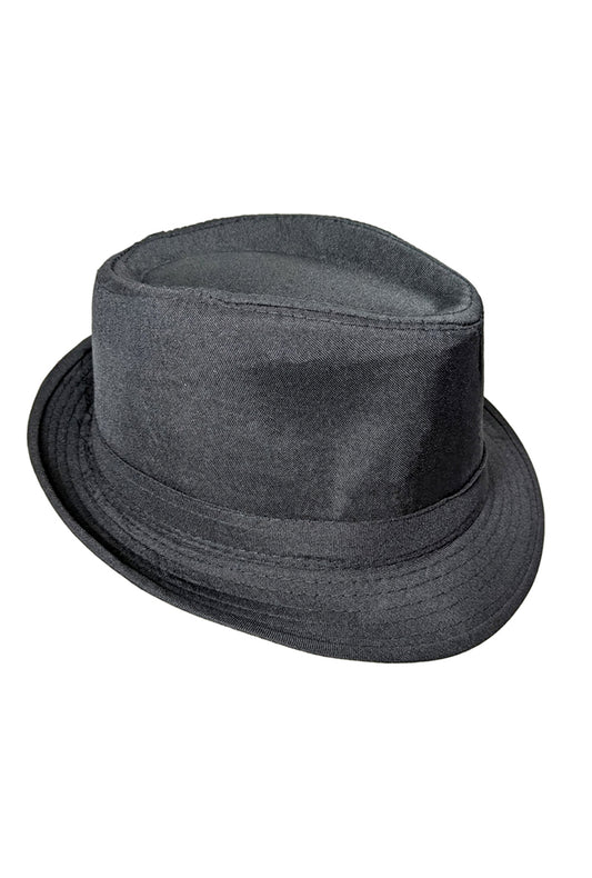 Black Trilby Hat