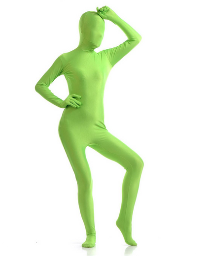 Fluoro Lime Green Deluxe Morphsuit