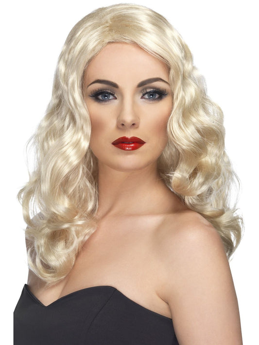 Glamorous Blonde Wavy Wig