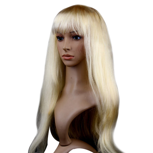 Straight Blonde Party Wig