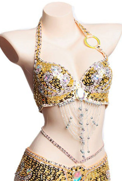 Gold Jewelled Festival Bra