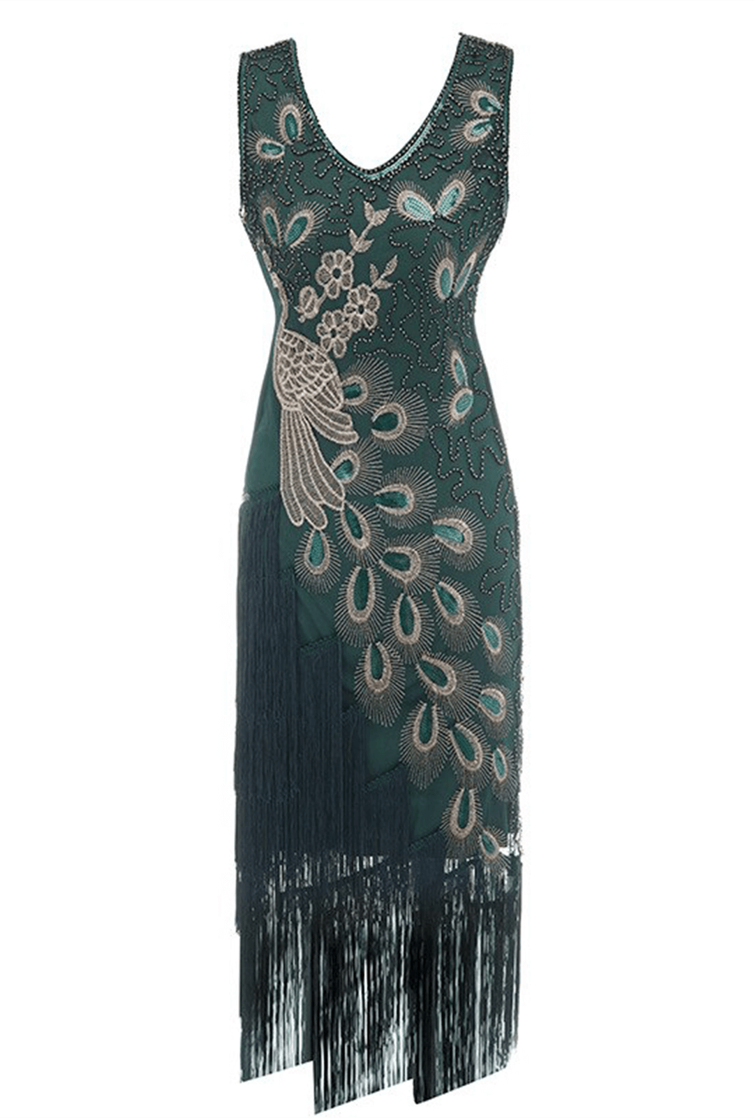1920's Gatsby Green & Gold Peacock Dress Perth | Hurly-Burly 1920's Gatsby Green & Gold Peacock Dress Perth | Hurly-Burly