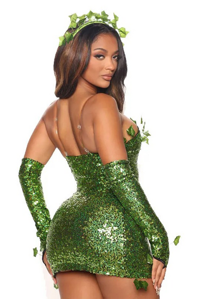 Sequin Poison Ivy Costume