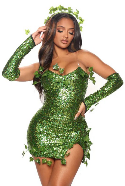 Sequin Poison Ivy Costume