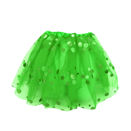 Green Spotted Tulle Tutu