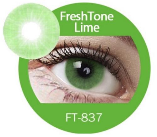 Freshtone Super Naturals: Lime Green Contact Lenses