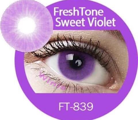 Freshtone Super Naturals: Sweet Violet Contact Lenses