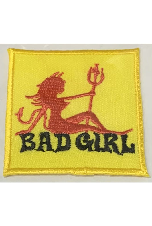 Bad Girl Iron On Patch