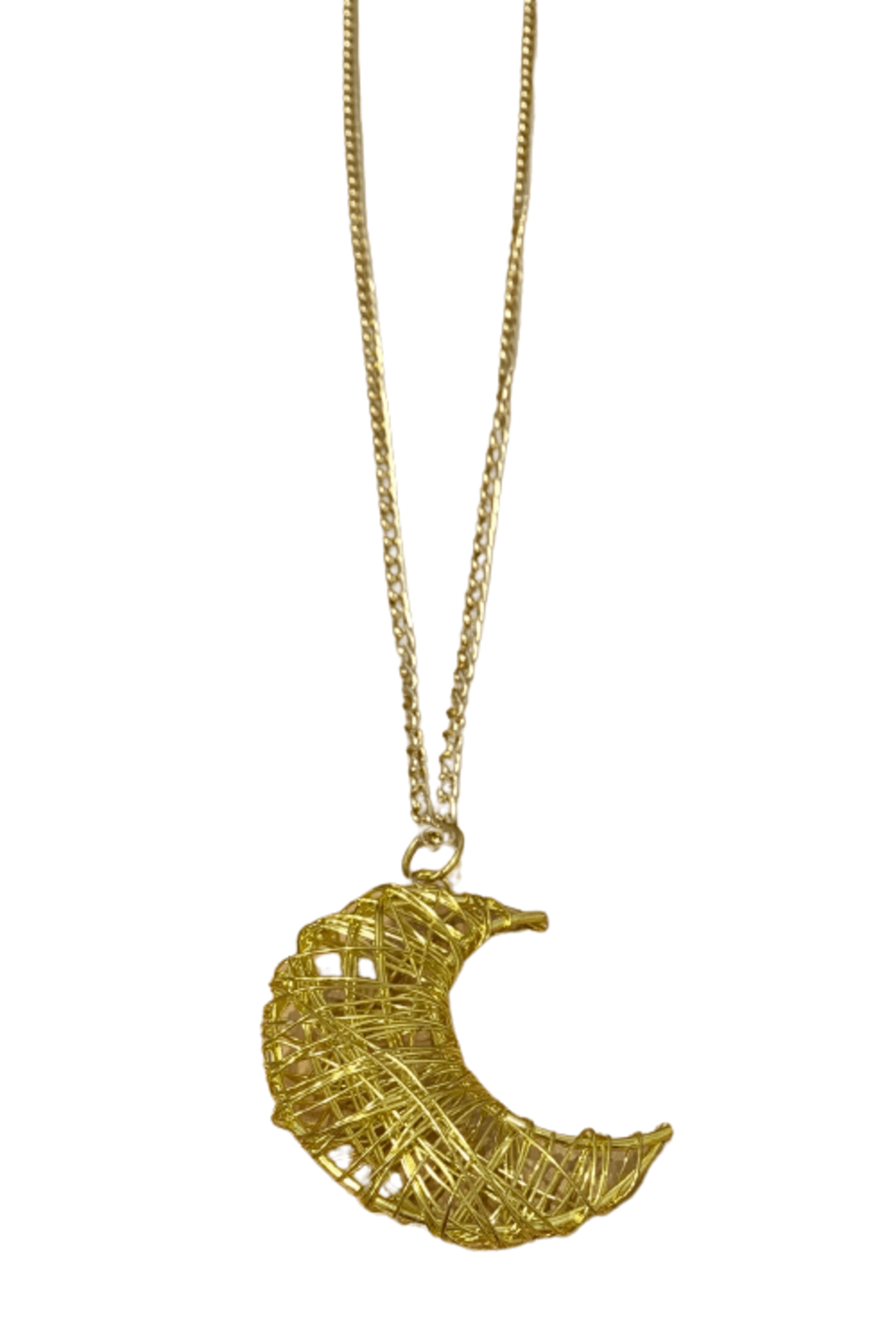 Gold Moon Necklace