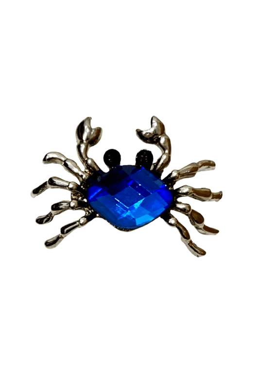 Blue Crab Brooch