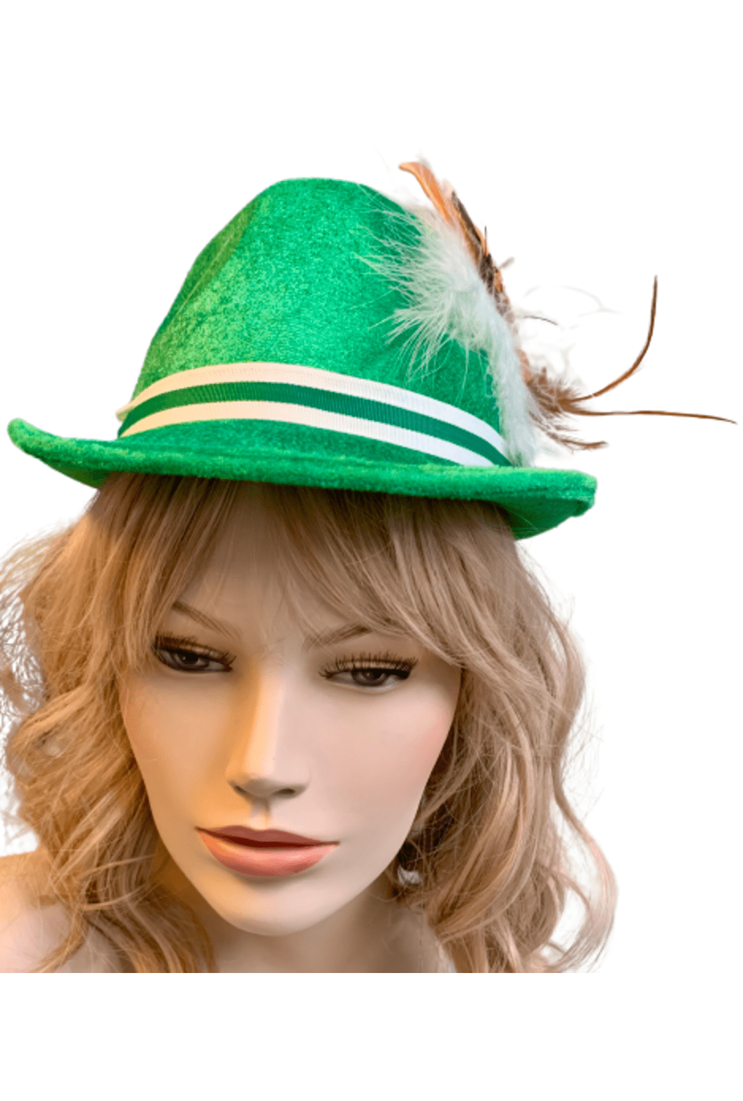 Irish St. Patrick's Day Feathered Hat