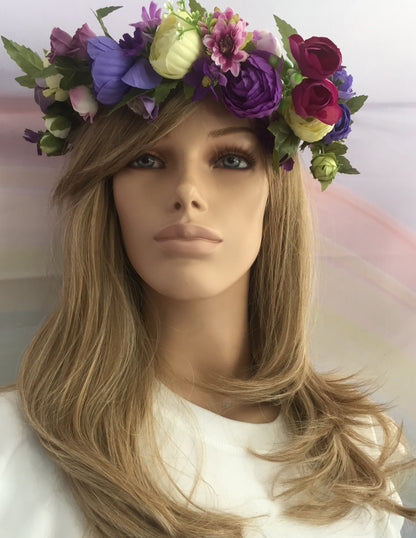 Flower Crown Purples