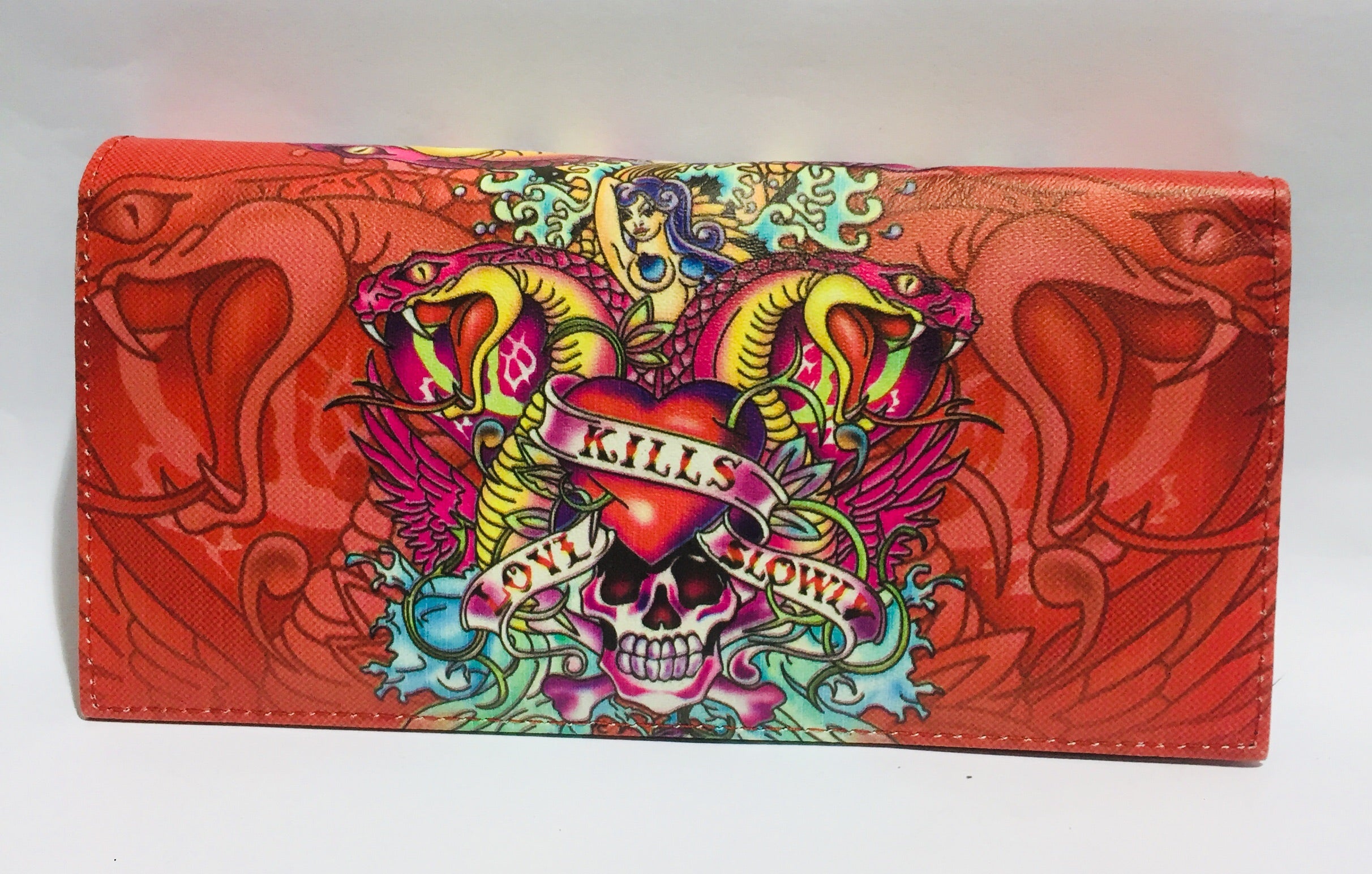 Ed hardy love discount kills slowly purse