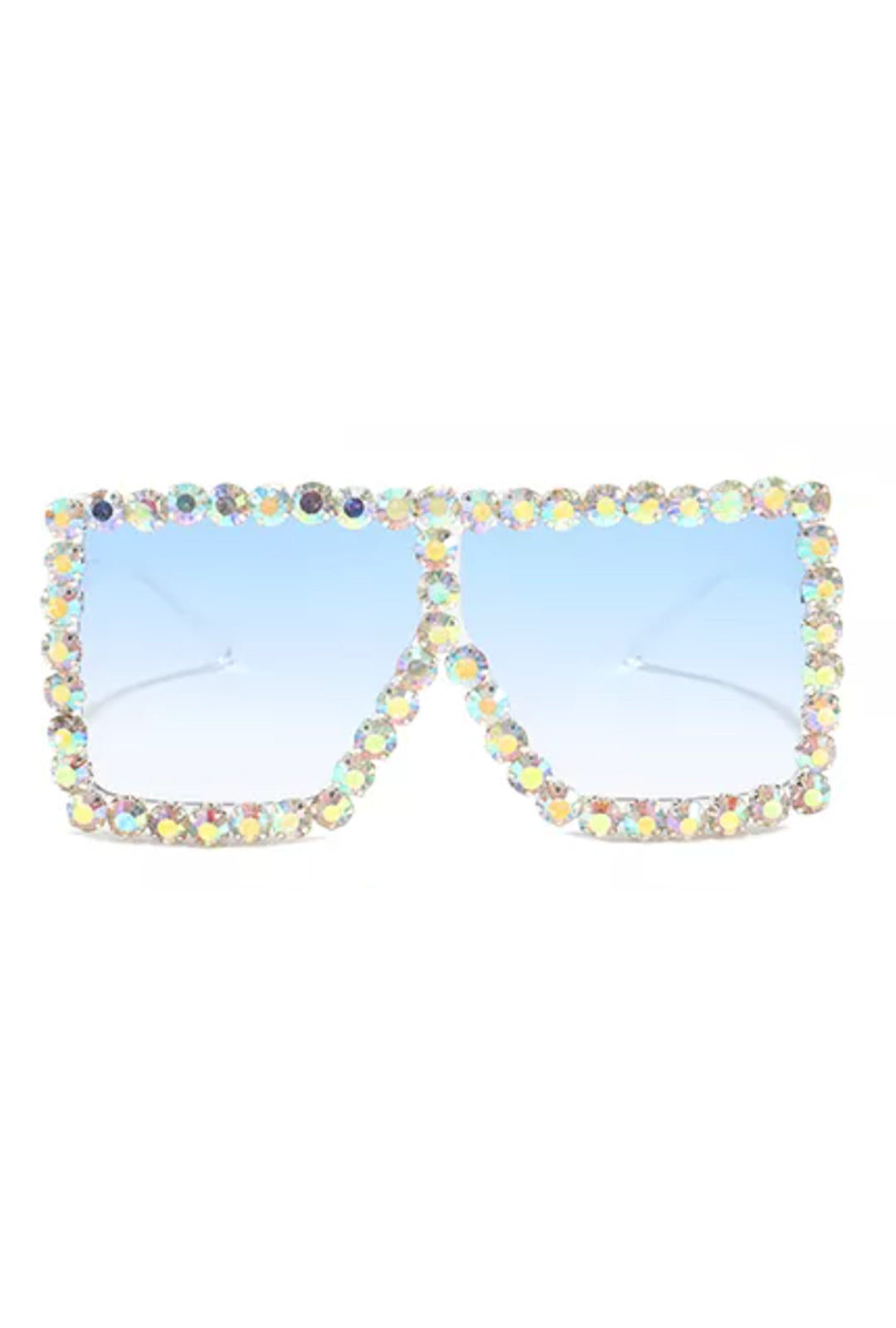Silver Rhinestone Frames Fashion Iridescent Silver Rhinestone Frame Glasses Perth | Hurly-Burly