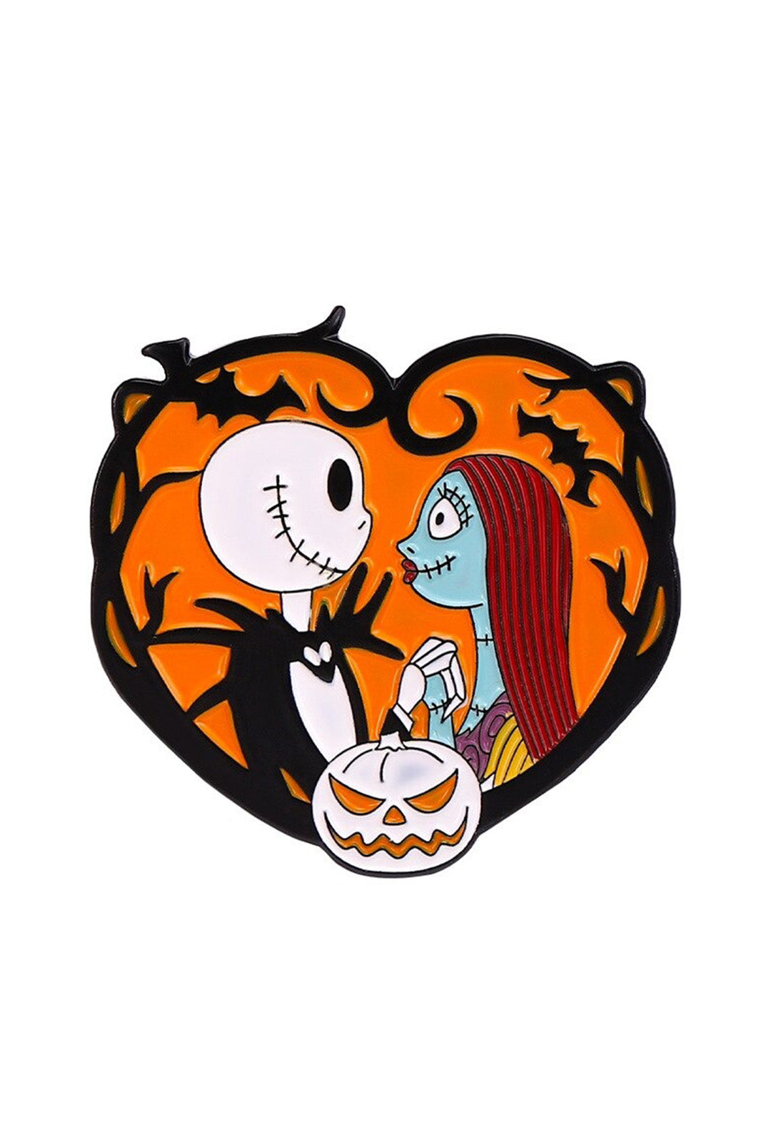 Jack Skellington & Sally Enamel Pin