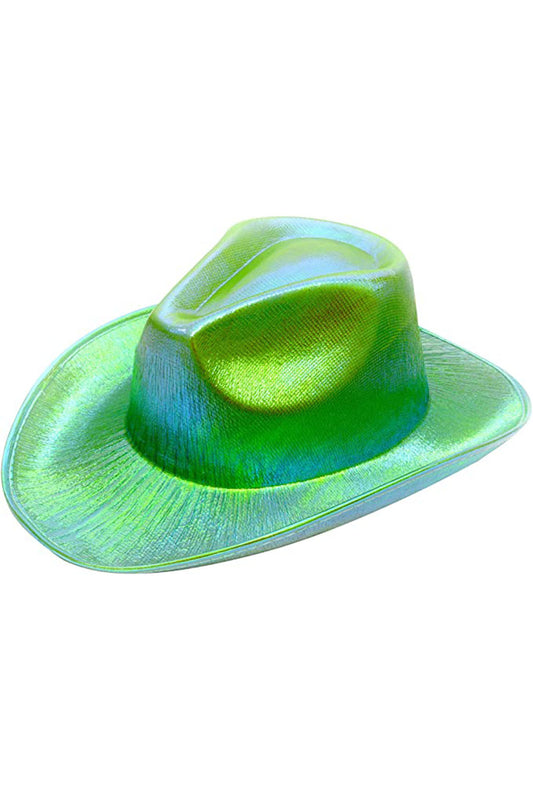 Iridescent Green Cowboy Hat