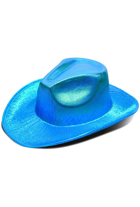 Iridescent Blue Cowboy Hat