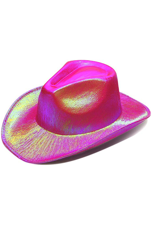 Iridescent Hot Pink Cowboy Hat