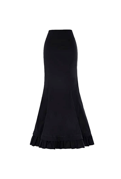 Black Laced Mermaid Skirt