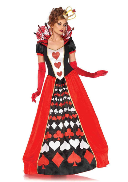 Deluxe Queen of Hearts Costume Gown