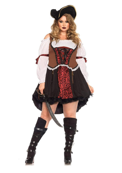 Plus Ruthless Wench Pirate Costume