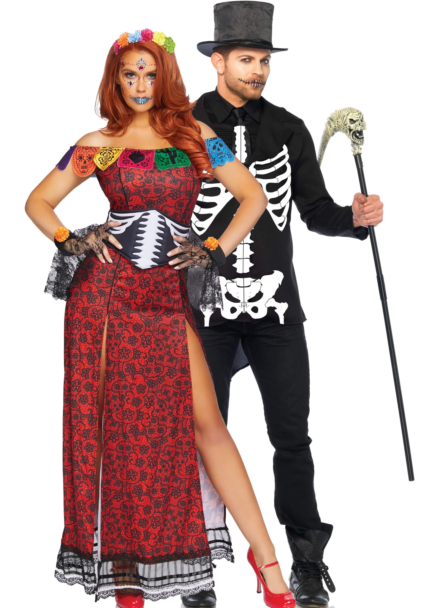 Deluxe Day of the Dead Beauty Costume