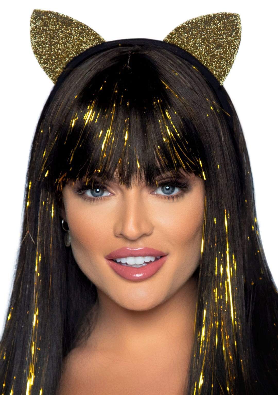 Glitter Gold Cat Ears