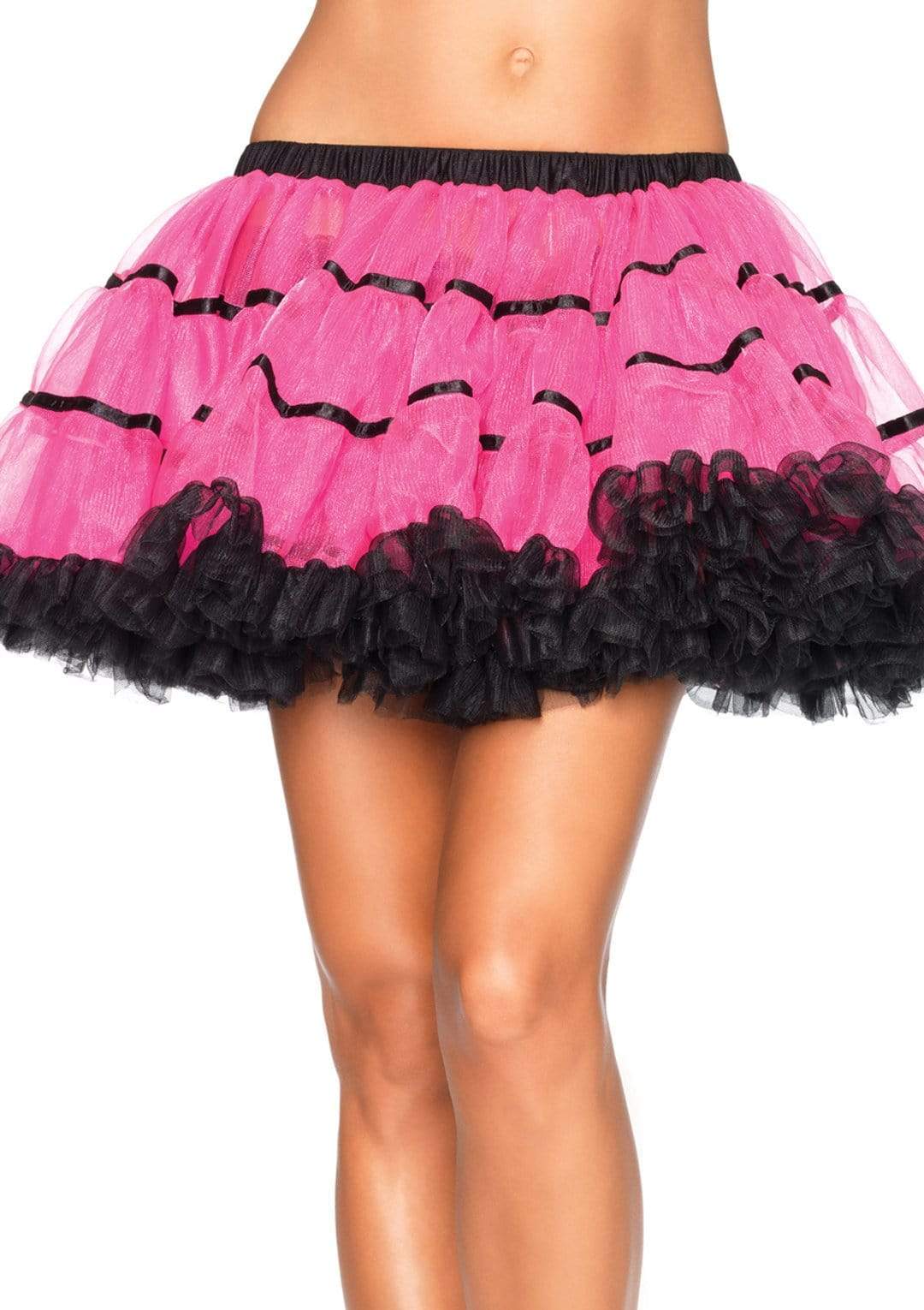 Layered Satin Striped Petticoat