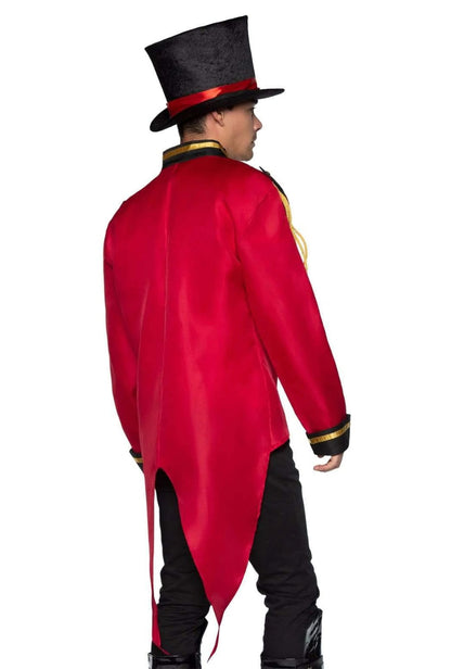 Red Military Jacket with Tails