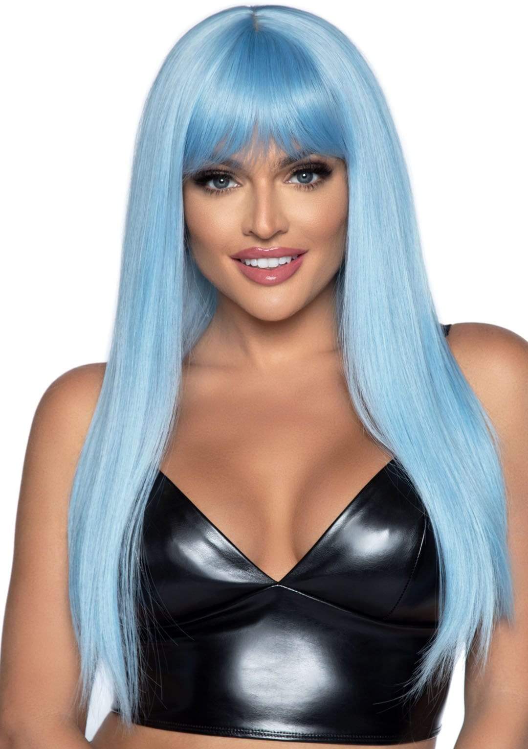Deluxe Baby Blue Straight Wig