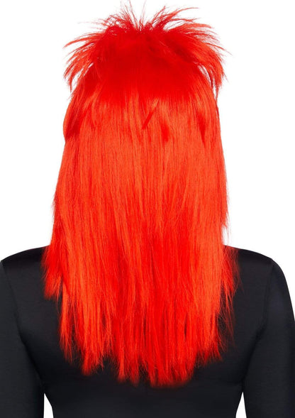 Unisex Red Rock Star Wig