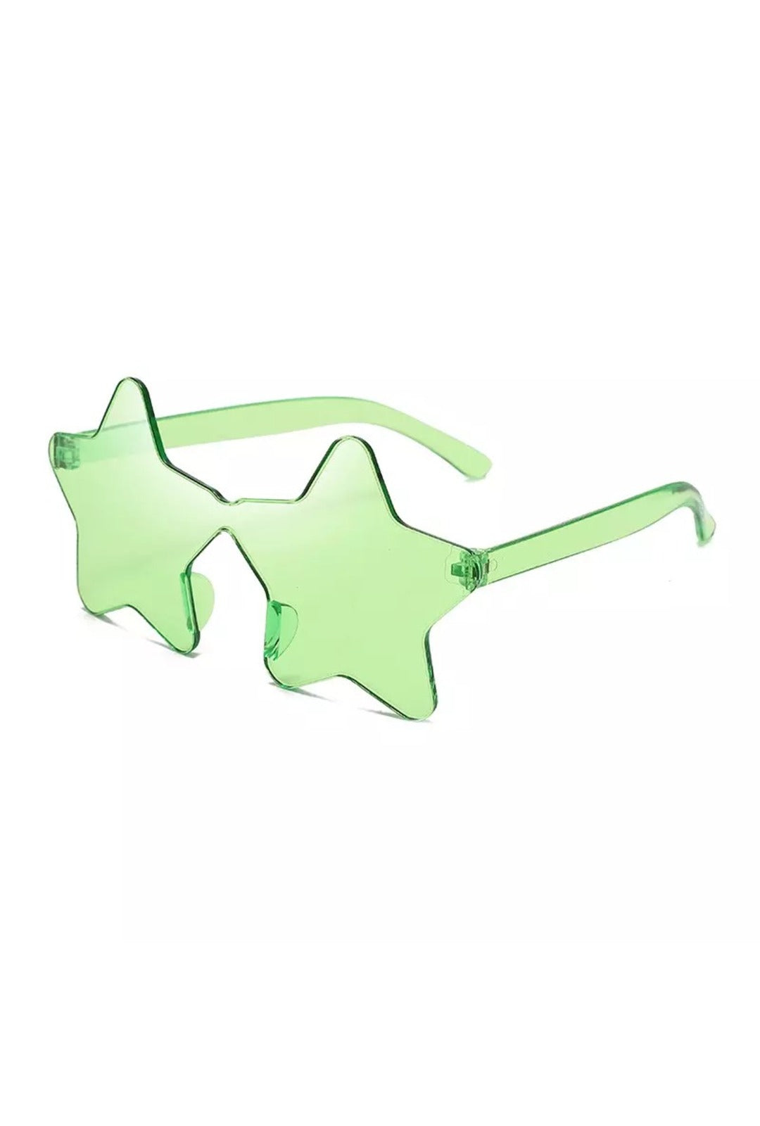 Light Green Star Rimless Sunglasses – Hurly-Burly