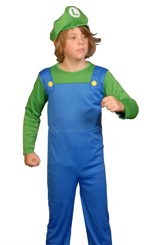 Plumber Boy Luigi Costume