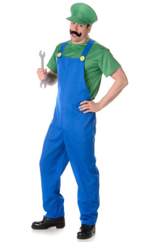 Green Plumber Luigi Costume