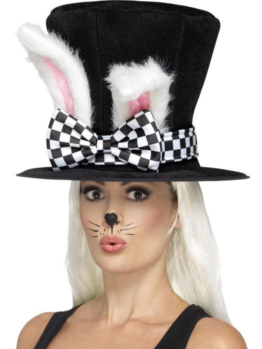 March Hare Top Hat with Bunny Ears