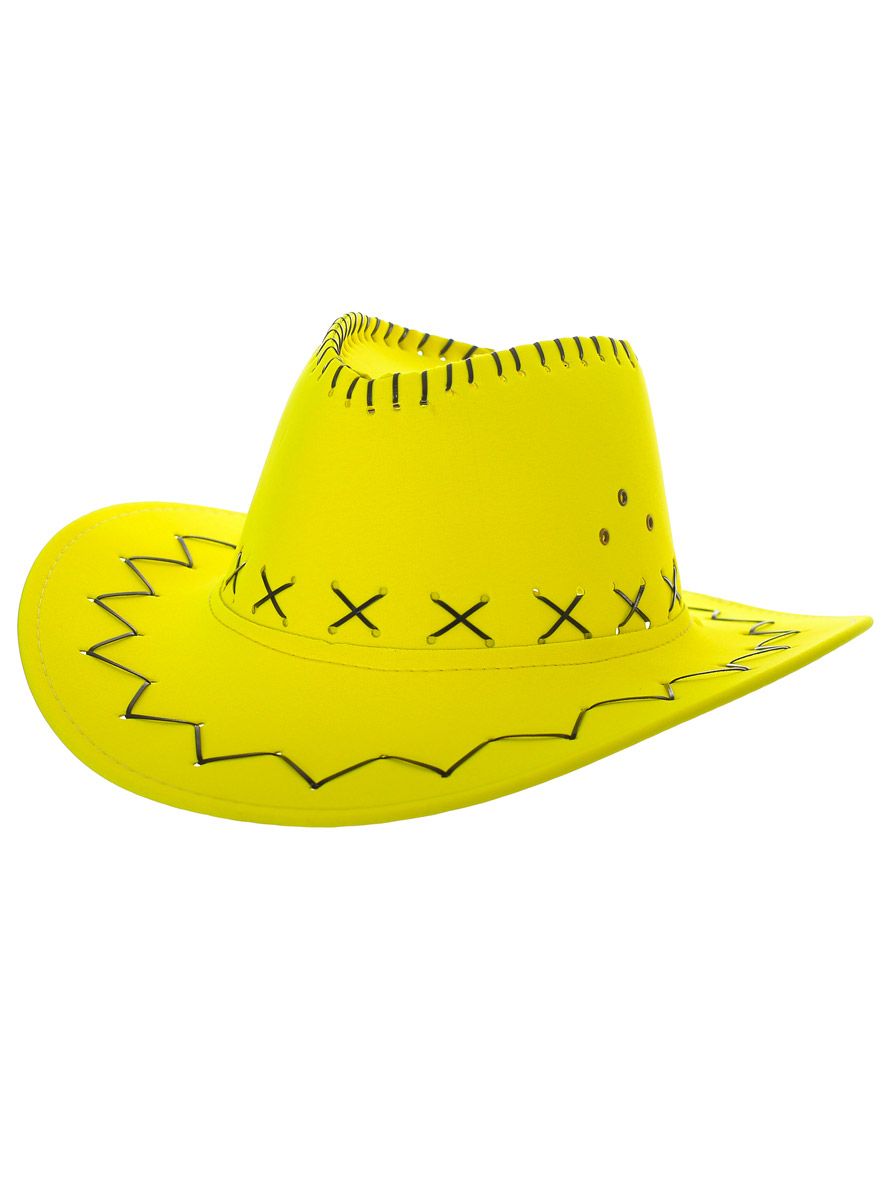 Neon Yellow Cowboy Hat