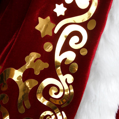 Deep Red Velvet Lightweight Santa Costume