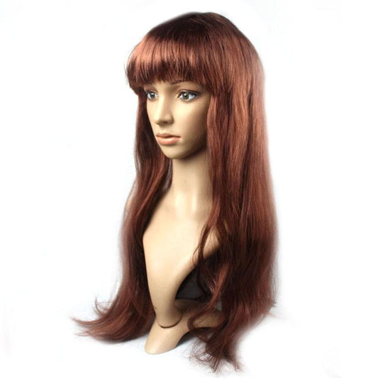 Straight Brown Party Wig
