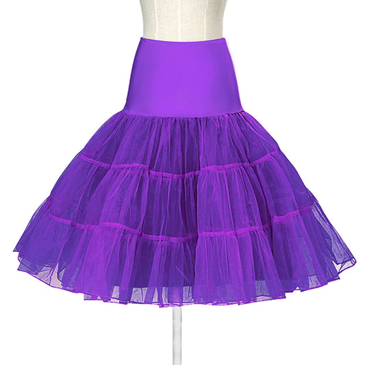 3 Tiered Purple Petticoat