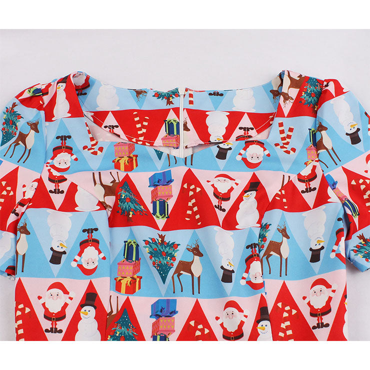 Vintage Christmas Tea Dress