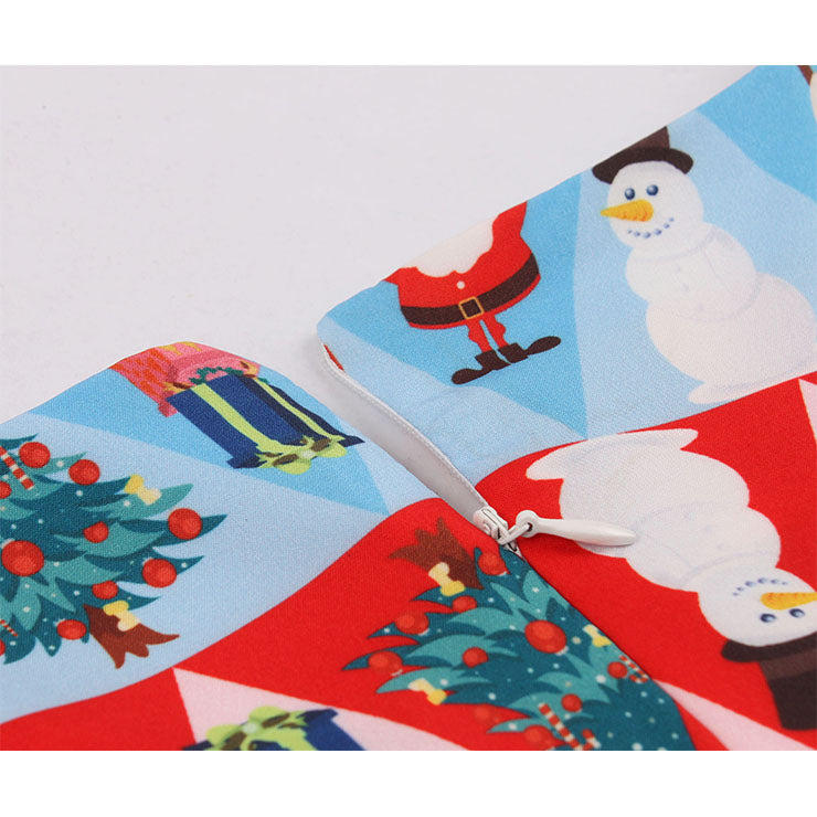 Vintage Christmas Tea Dress