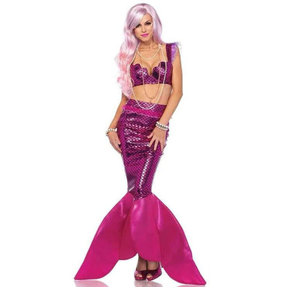 2 Piece Pink Mermaid Costume