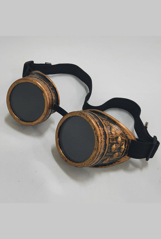 Brushed Bronze Steampunk Goggles