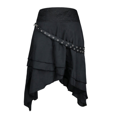 Black Victorian Gothic Skirt