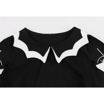 Halloween Black Bat Dress