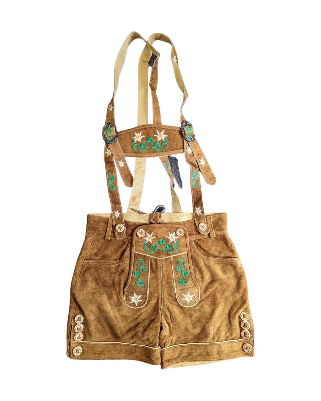 Ladies Oktoberfest Tan Lederhosen