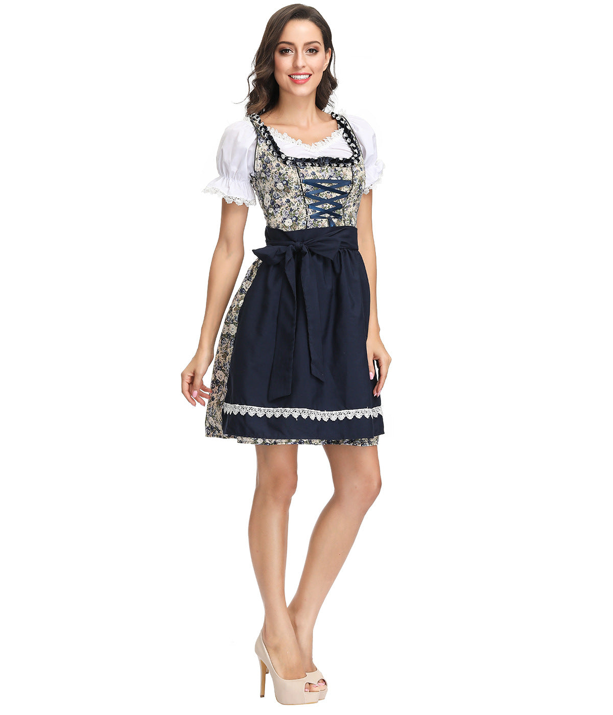 Flirty Floral Bavarian Beer Maid OCW5